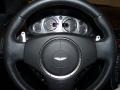 2006 Aston Martin DB9 Obsidian Black Interior Steering Wheel Photo