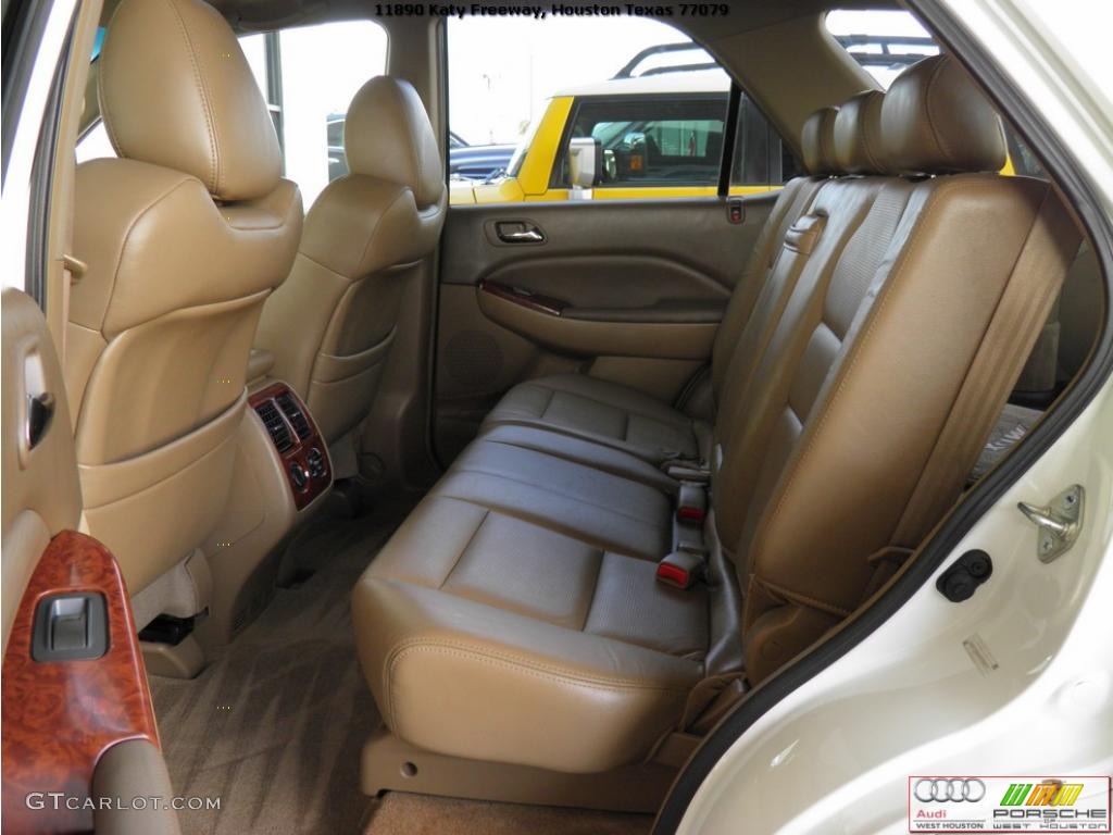 2004 MDX Touring - Aspen White Pearl / Saddle photo #11