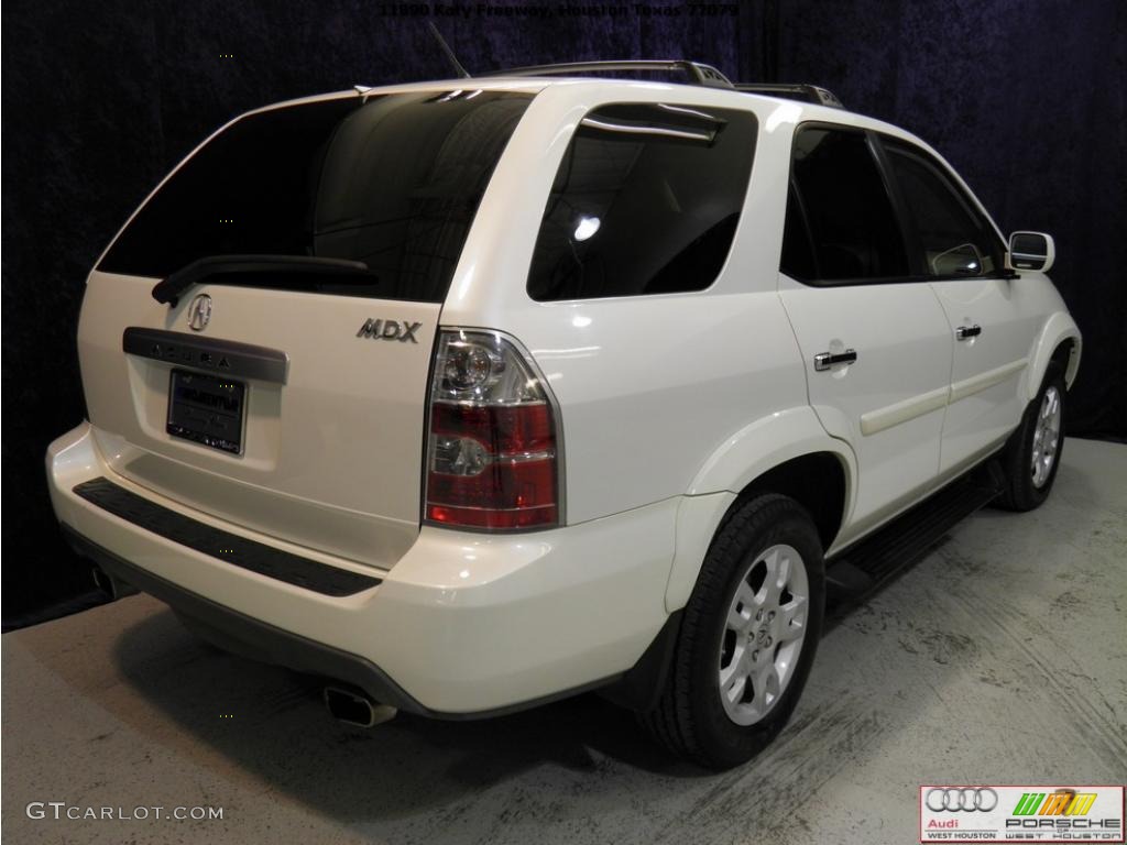 2004 MDX Touring - Aspen White Pearl / Saddle photo #20