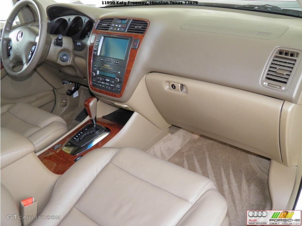 2004 MDX Touring - Aspen White Pearl / Saddle photo #23