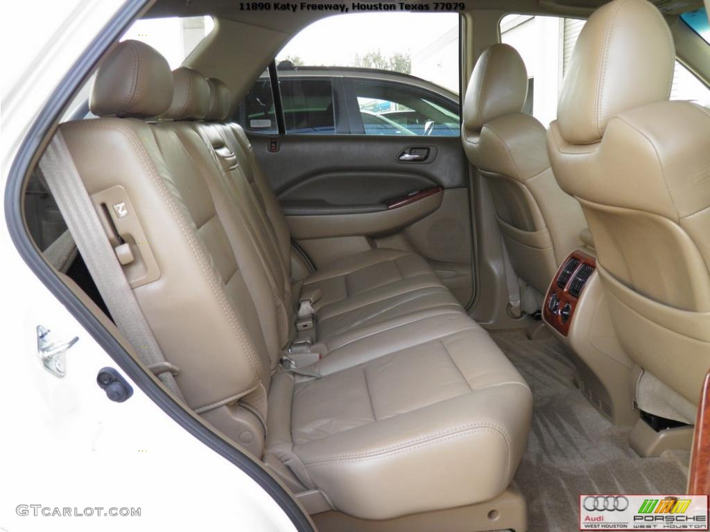 2004 MDX Touring - Aspen White Pearl / Saddle photo #24