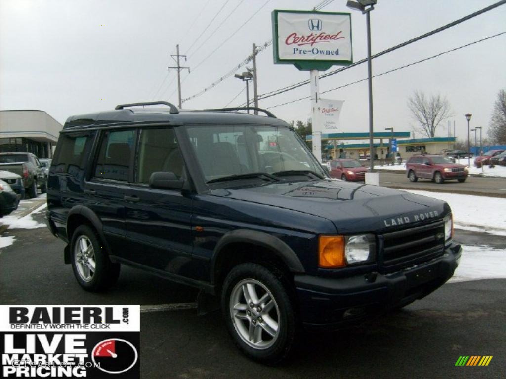 2002 Discovery II SE - Oslo Blue Metallic / Bahama Beige photo #1