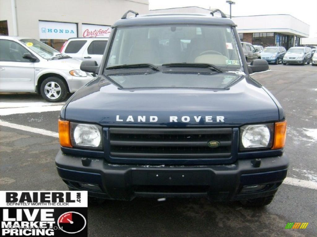 2002 Discovery II SE - Oslo Blue Metallic / Bahama Beige photo #2