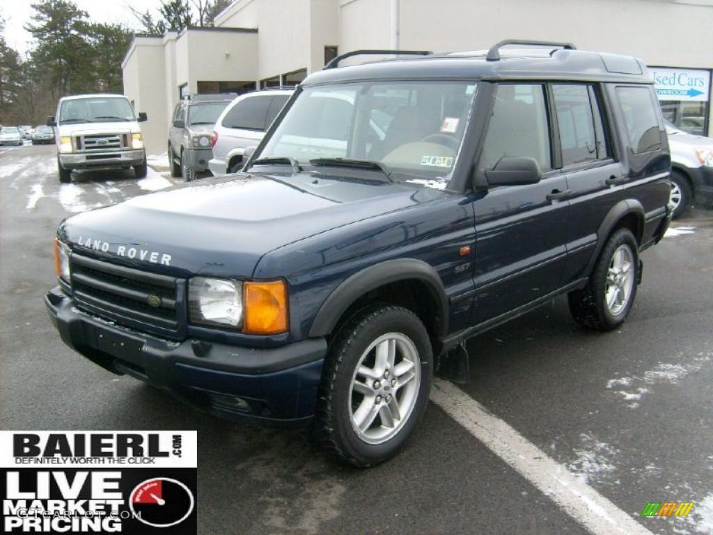 2002 Discovery II SE - Oslo Blue Metallic / Bahama Beige photo #3
