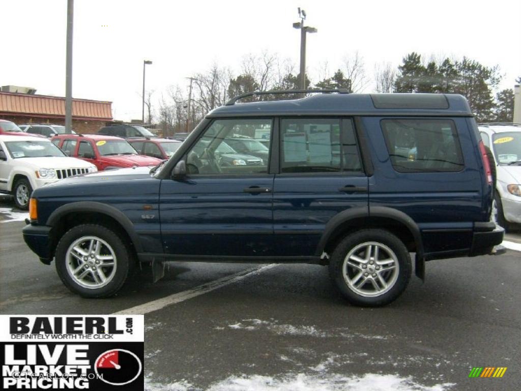 2002 Discovery II SE - Oslo Blue Metallic / Bahama Beige photo #4