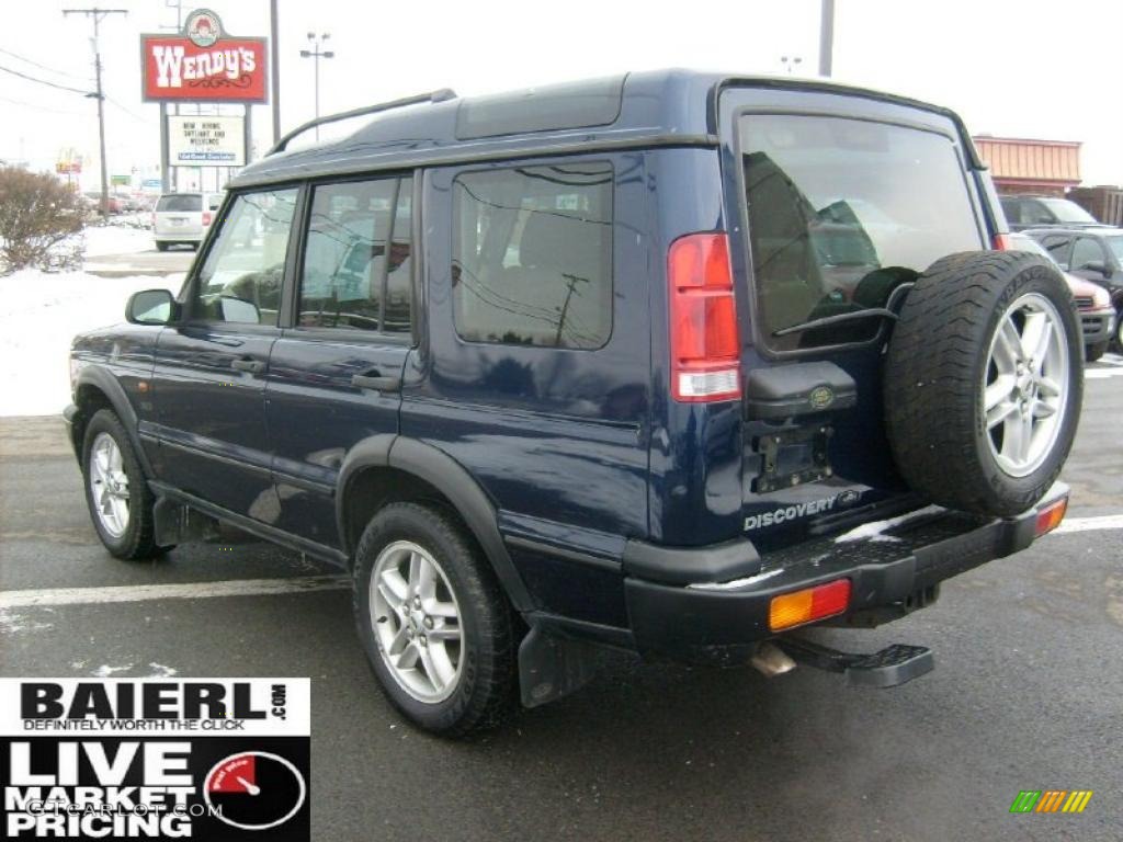 2002 Discovery II SE - Oslo Blue Metallic / Bahama Beige photo #5