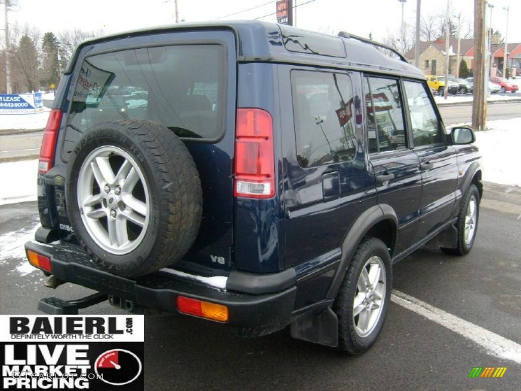 2002 Discovery II SE - Oslo Blue Metallic / Bahama Beige photo #7