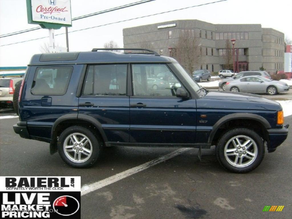 2002 Discovery II SE - Oslo Blue Metallic / Bahama Beige photo #8