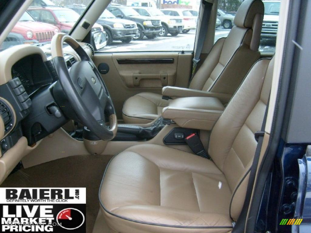 2002 Discovery II SE - Oslo Blue Metallic / Bahama Beige photo #10