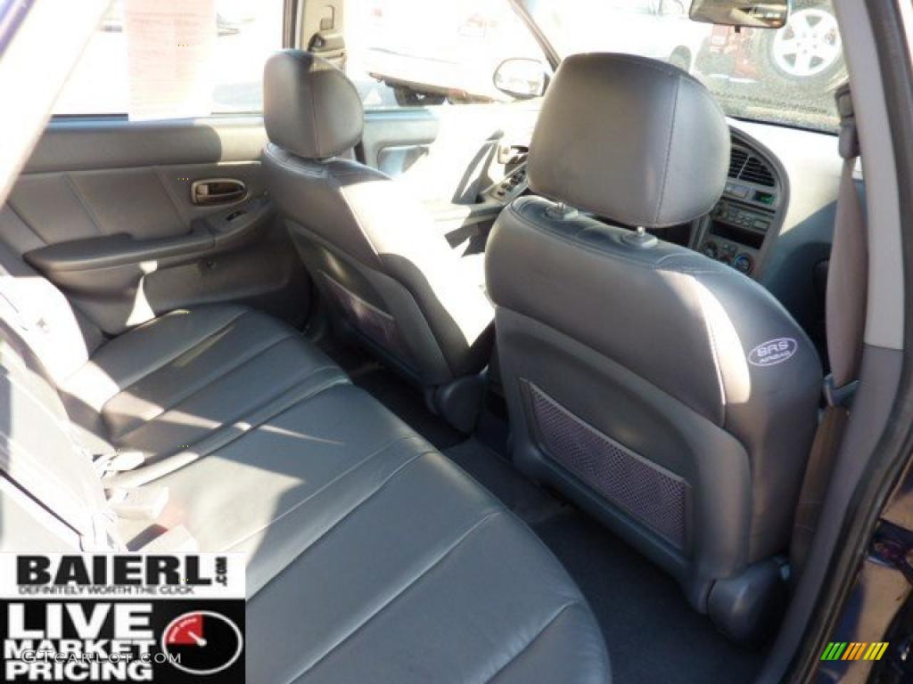 2003 Elantra GT Hatchback - Carbon Blue / Dark Gray photo #16