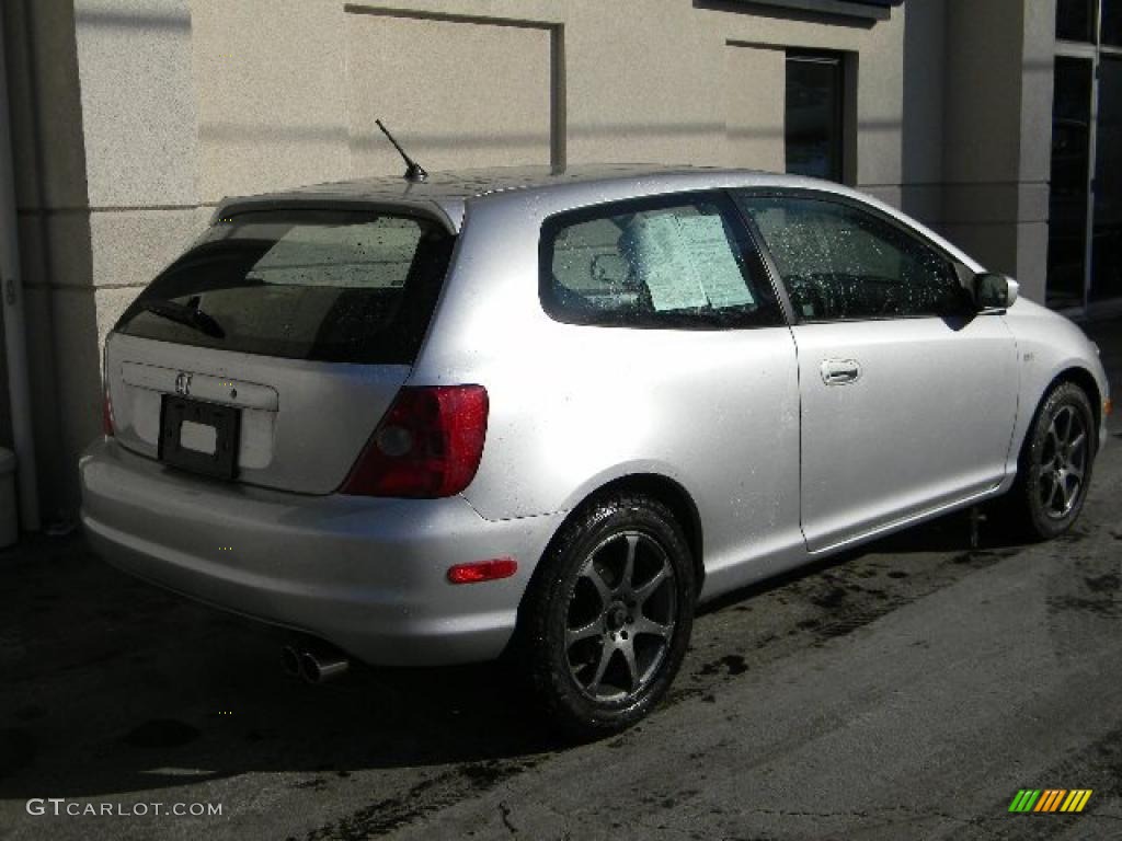 2003 Civic Si Hatchback - Satin Silver Metallic / Black photo #3