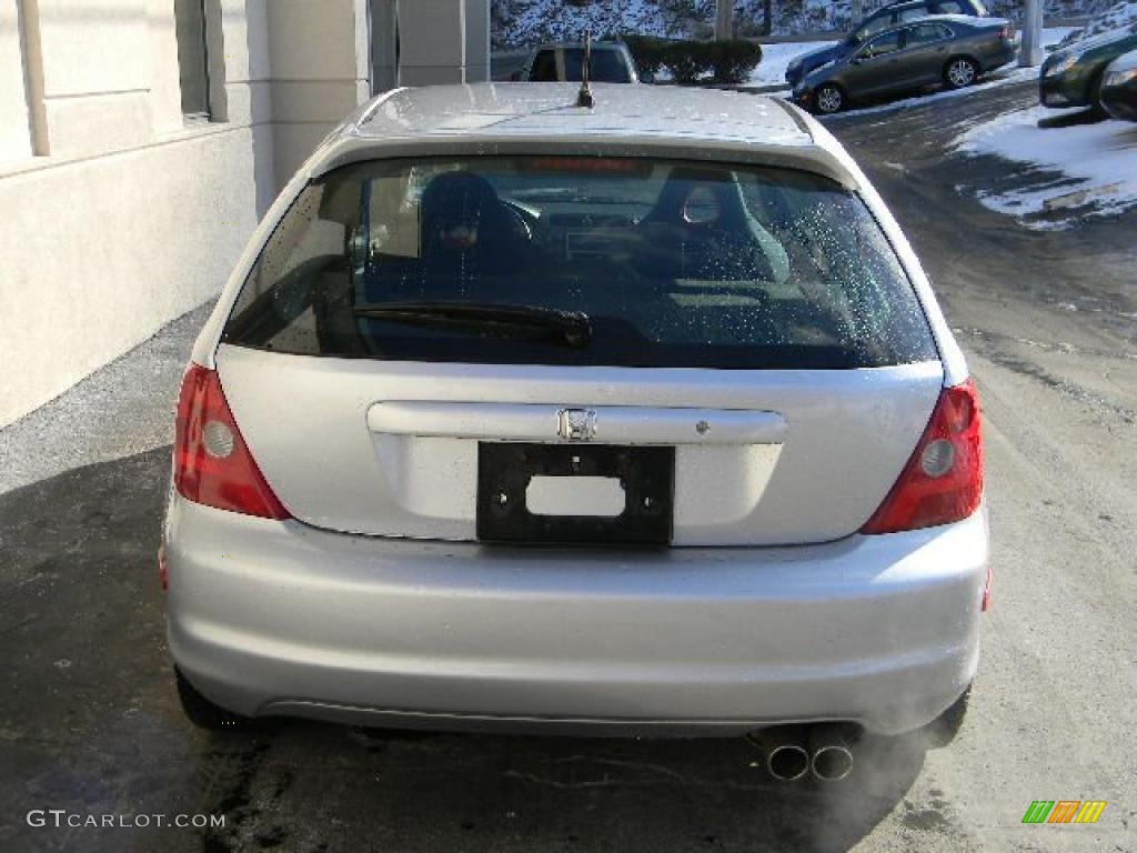 2003 Civic Si Hatchback - Satin Silver Metallic / Black photo #4
