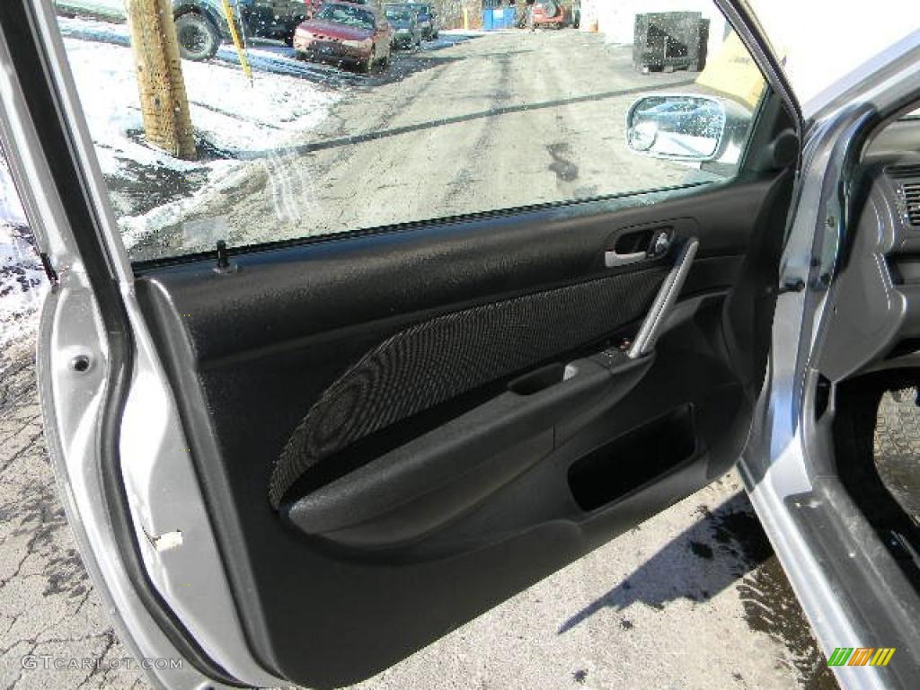 2003 Civic Si Hatchback - Satin Silver Metallic / Black photo #12
