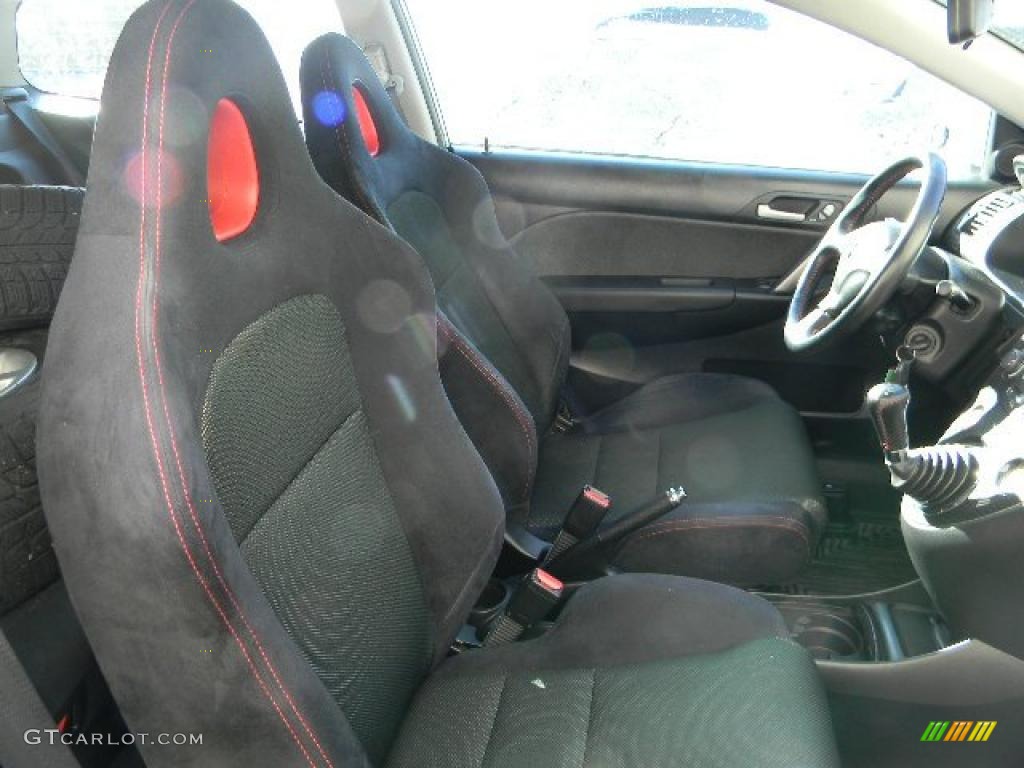 2003 Civic Si Hatchback - Satin Silver Metallic / Black photo #16