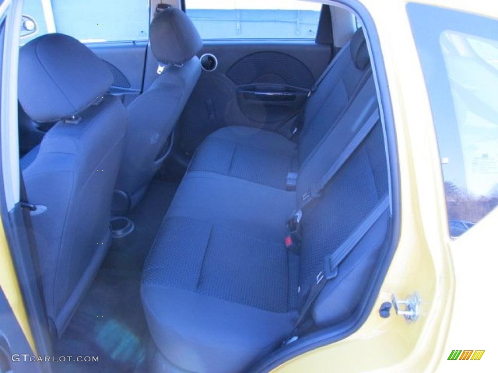 2007 Aveo 5 LS Hatchback - Summer Yellow / Charcoal Black photo #14