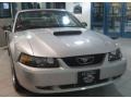 2001 Silver Metallic Ford Mustang GT Convertible  photo #1