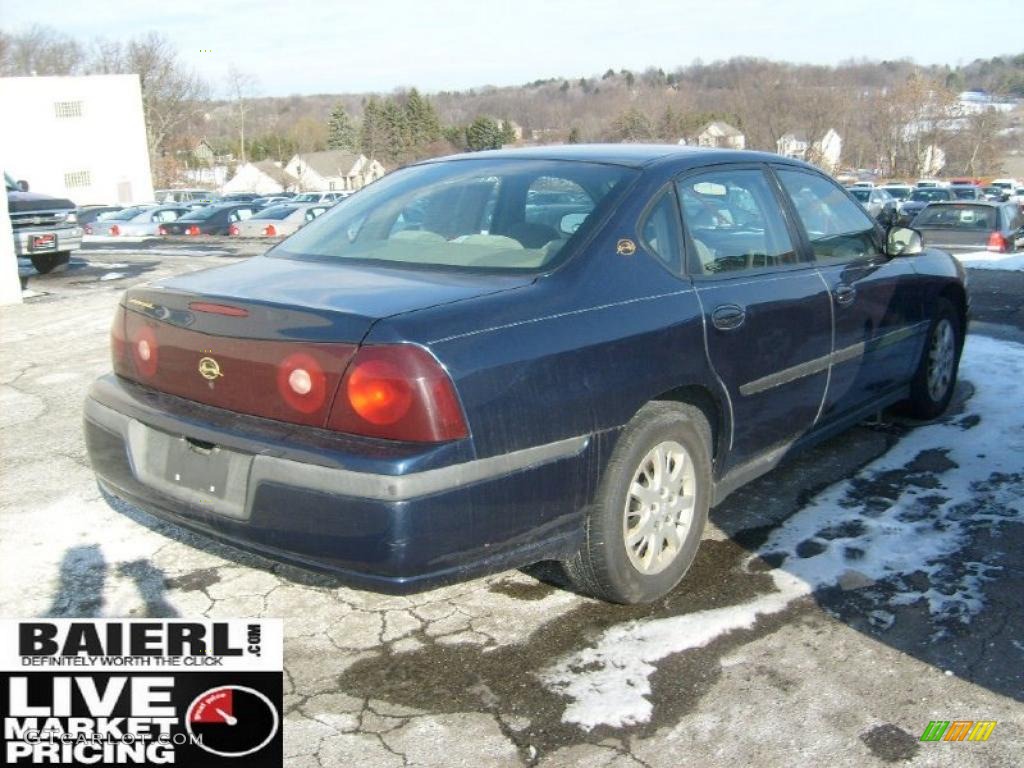 2001 Impala  - Navy Blue Metallic / Medium Gray photo #2