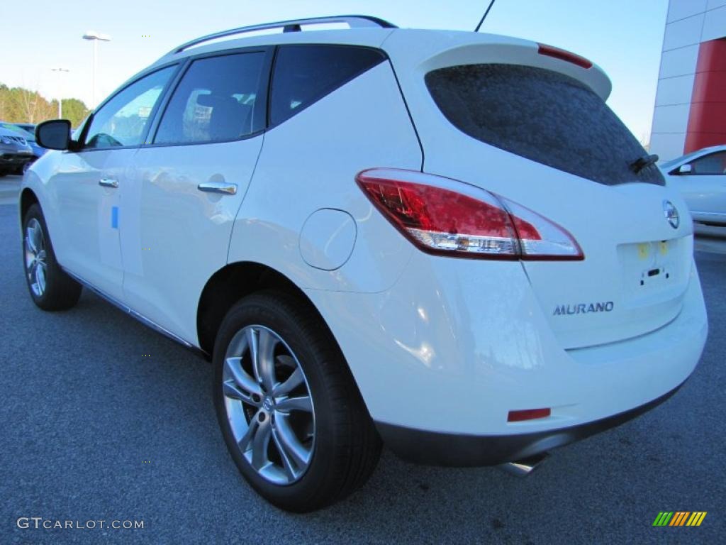 2011 Murano LE - Glacier White Pearl / Beige photo #3