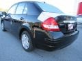 2011 Super Black Nissan Versa 1.8 S Sedan  photo #3