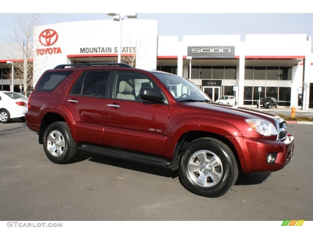 2006 4Runner SR5 4x4 - Salsa Red Pearl / Stone Gray photo #1