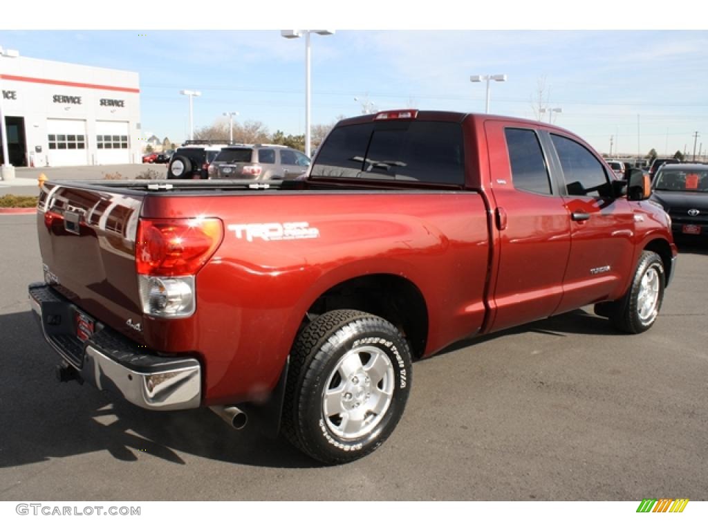 2007 Tundra SR5 TRD Double Cab 4x4 - Salsa Red Pearl / Graphite Gray photo #2