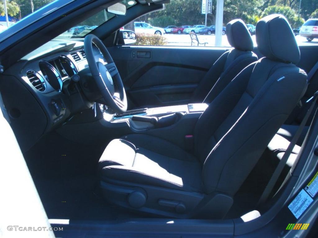2011 Mustang V6 Convertible - Sterling Gray Metallic / Charcoal Black photo #6