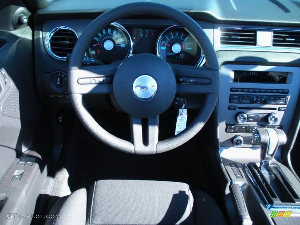 2011 Mustang V6 Convertible - Sterling Gray Metallic / Charcoal Black photo #8