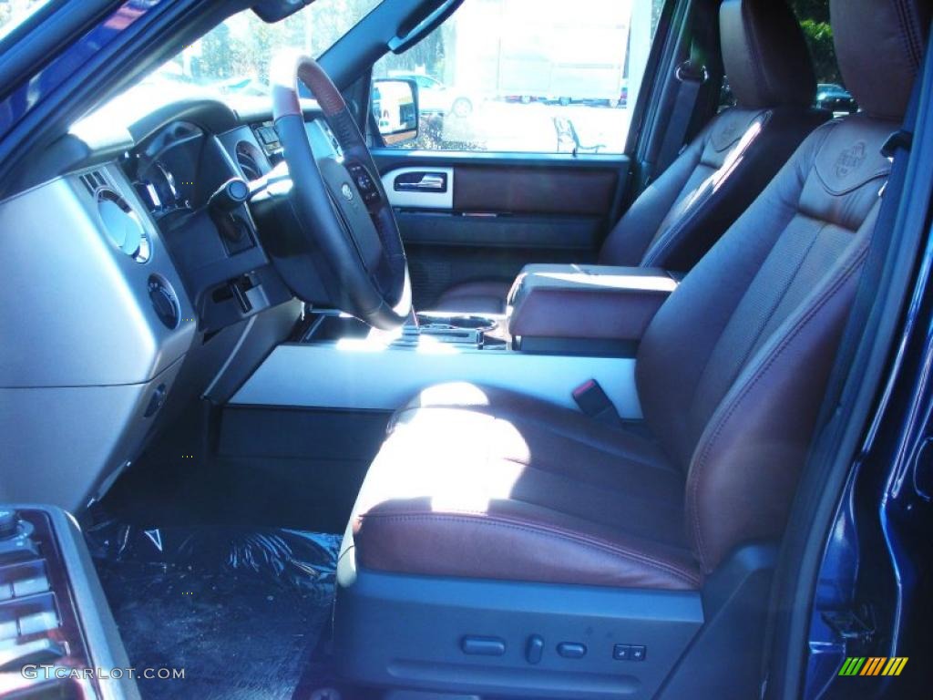 2011 Expedition EL King Ranch - Dark Blue Pearl Metallic / Chaparral Leather photo #6