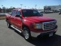 2009 Fire Red GMC Sierra 1500 SLE Crew Cab  photo #5