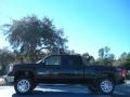 2008 Onyx Black GMC Sierra 2500HD SLT Z71 Crew Cab 4x4  photo #2