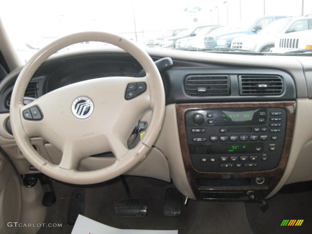 2000 Mercury Sable LS Premium Sedan Medium Parchment Dashboard Photo #42113745