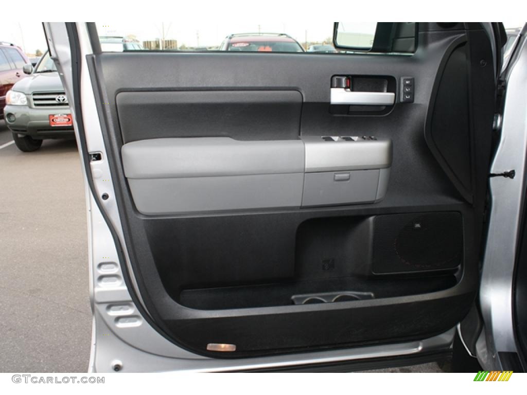 2008 Toyota Tundra Limited CrewMax 4x4 Graphite Gray Door Panel Photo #42113893
