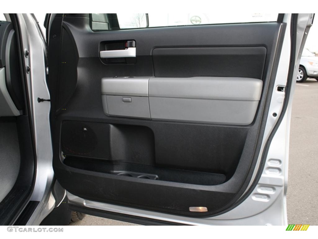 2008 Toyota Tundra Limited CrewMax 4x4 Graphite Gray Door Panel Photo #42113909