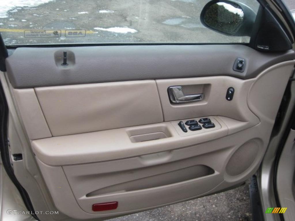 2000 Mercury Sable LS Premium Sedan Medium Parchment Door Panel Photo #42113989