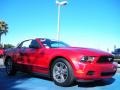 2010 Red Candy Metallic Ford Mustang V6 Premium Convertible  photo #7