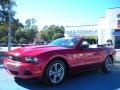 2010 Red Candy Metallic Ford Mustang V6 Premium Convertible  photo #9