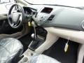 Light Stone/Charcoal Black Cloth Dashboard Photo for 2011 Ford Fiesta #42114701