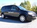 Brilliant Black Crystal Pearlcoat 2008 Chrysler Town & Country Touring Exterior