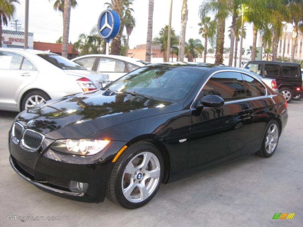 2008 3 Series 328i Coupe - Black Sapphire Metallic / Black photo #5