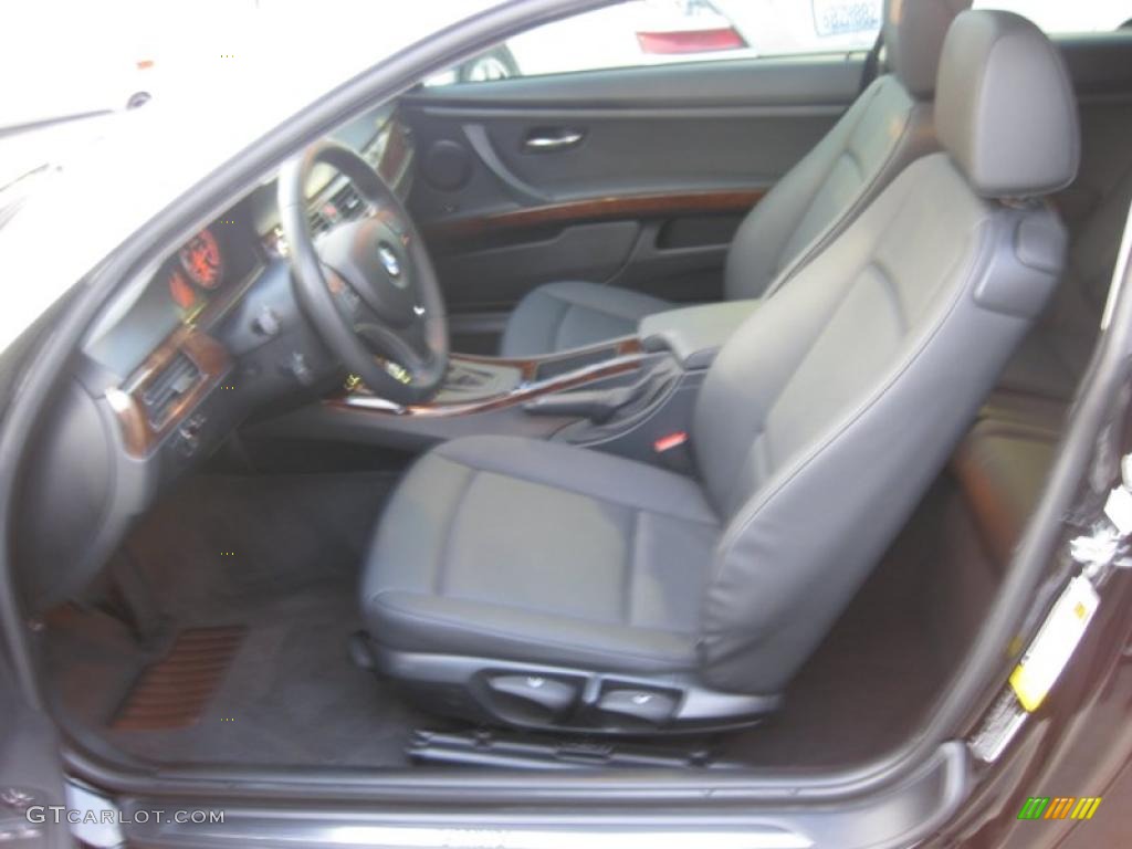 2008 3 Series 328i Coupe - Black Sapphire Metallic / Black photo #16