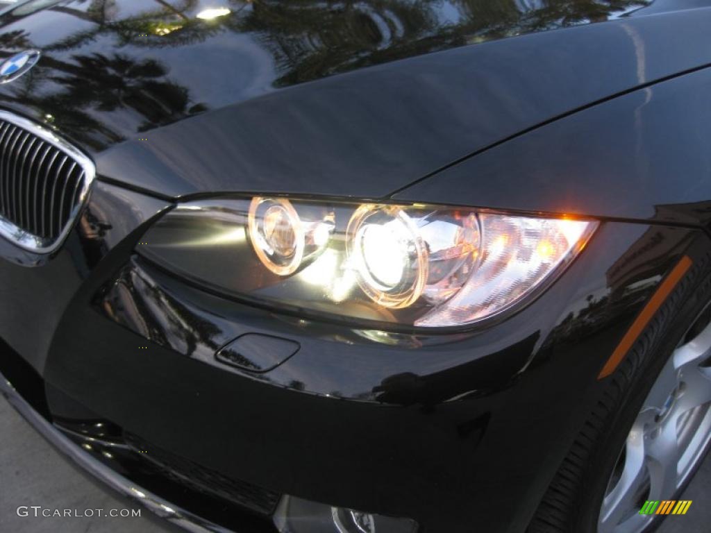 2008 3 Series 328i Coupe - Black Sapphire Metallic / Black photo #20