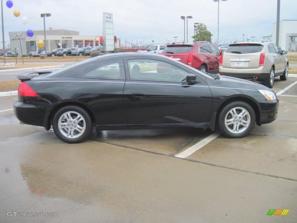 2006 Accord EX-L Coupe - Nighthawk Black Pearl / Black photo #4