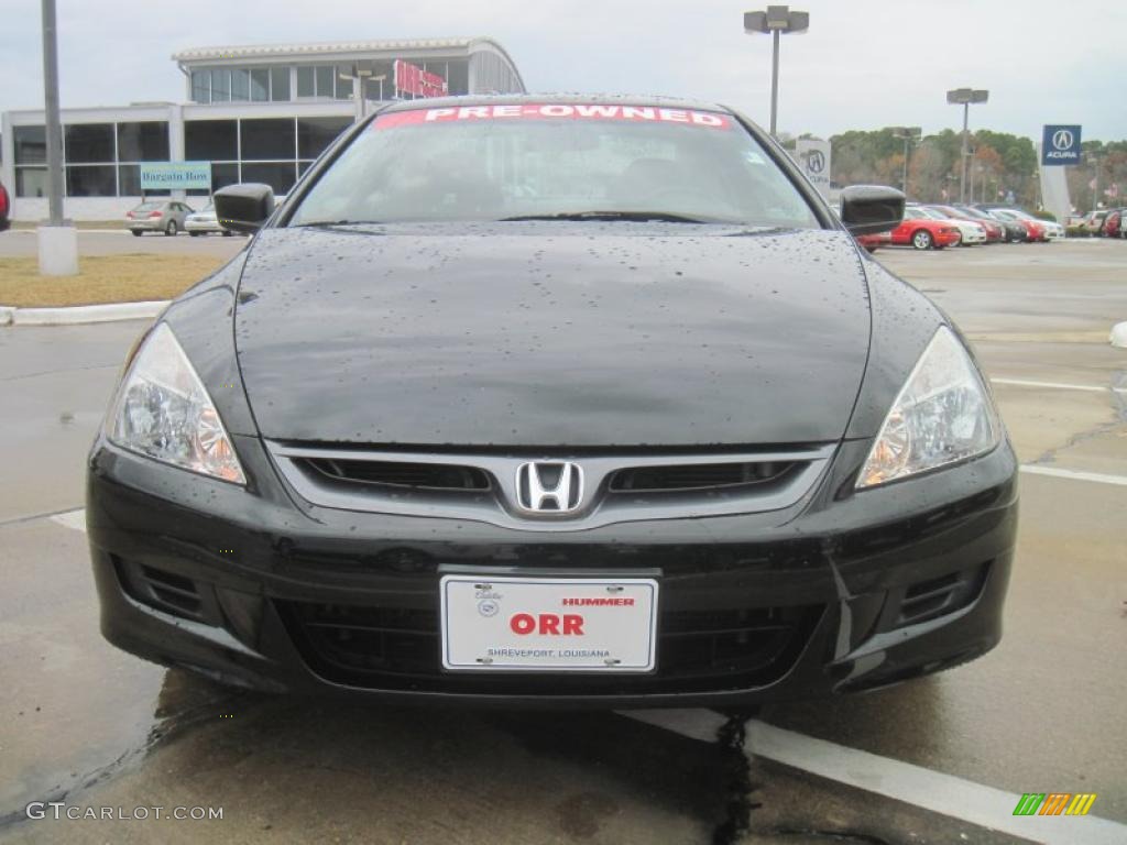 2006 Accord EX-L Coupe - Nighthawk Black Pearl / Black photo #5
