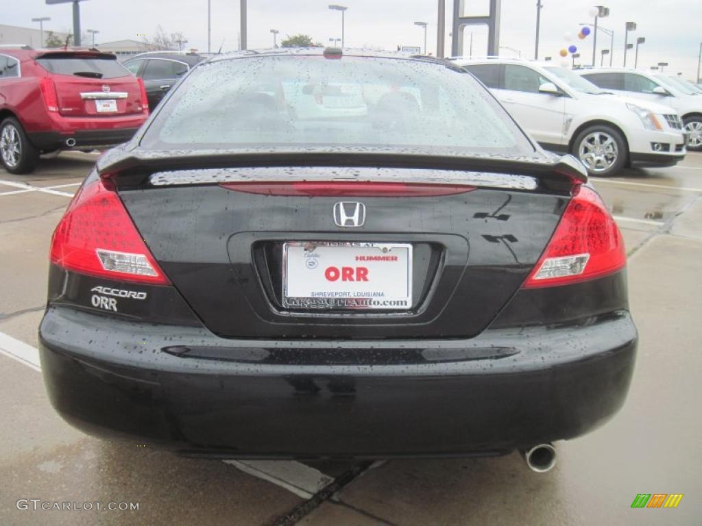 2006 Accord EX-L Coupe - Nighthawk Black Pearl / Black photo #6