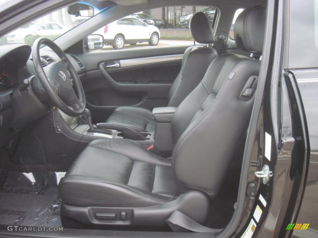 2006 Accord EX-L Coupe - Nighthawk Black Pearl / Black photo #8