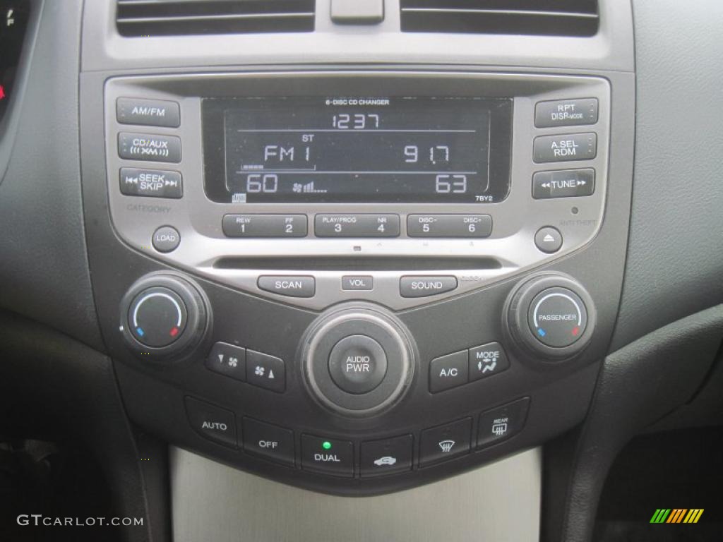 2006 Accord EX-L Coupe - Nighthawk Black Pearl / Black photo #10