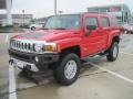 2008 Victory Red Hummer H3   photo #1
