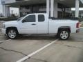 2009 Summit White Chevrolet Silverado 1500 LT Extended Cab  photo #3