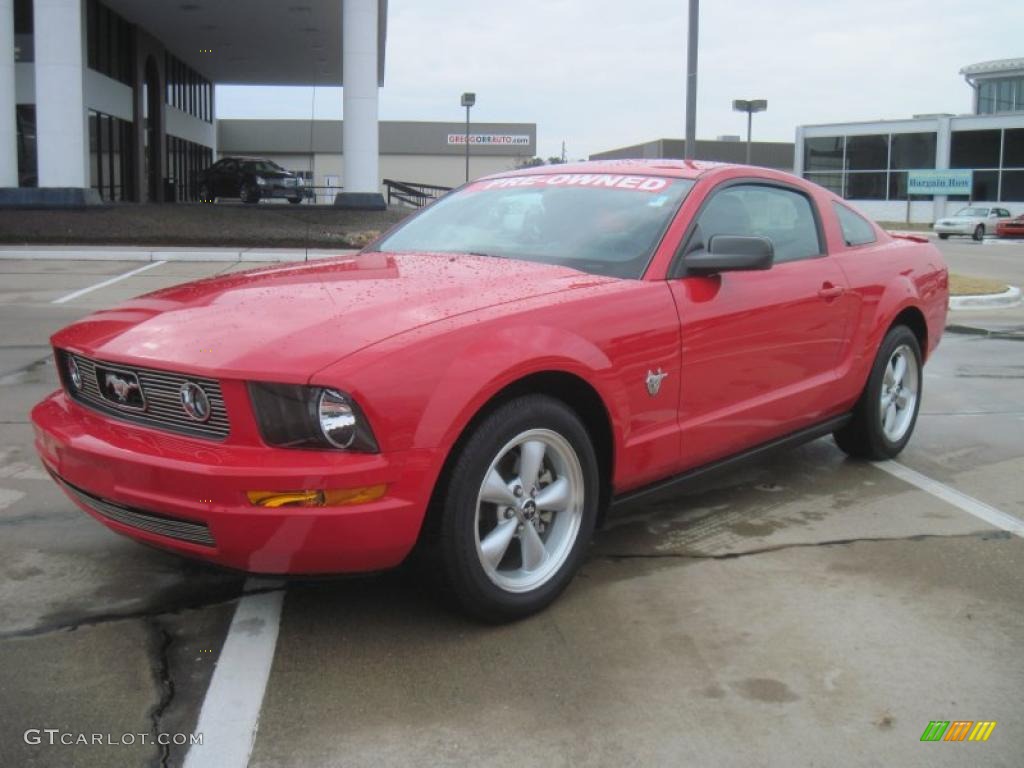 2009 Torch Red Ford Mustang V6 Premium Coupe 42099662
