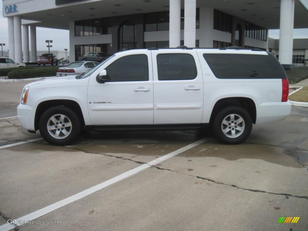 Summit White 2008 GMC Yukon XL SLT Exterior Photo #42118862